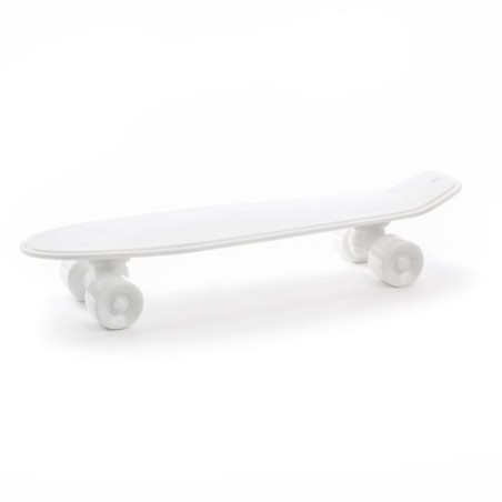 SELETTI MEMORABILIA WHITE AND GOLD 58 x 15 cm - Skateboard