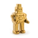 SELETTI MEMORABILIA WHITE AND GOLD 17,4 x 12,4 cm - My robot