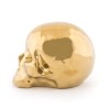 SELETTI MEMORABILIA WHITE AND GOLD Servierschüssel 25 x 14 cm - My skull