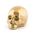 SELETTI MEMORABILIA WHITE AND GOLD 25 x 14 cm - My skull