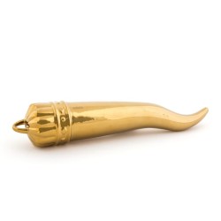 SELETTI MEMORABILIA WHITE AND GOLD Salatschüssel ø 30 cm - My lucky horn