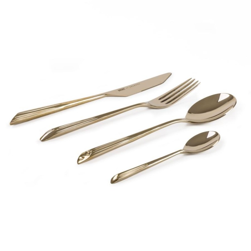 SELETTI DIESEL-COSMIC DINER Vase Messer, Gabel, Löffel und Teelöffel