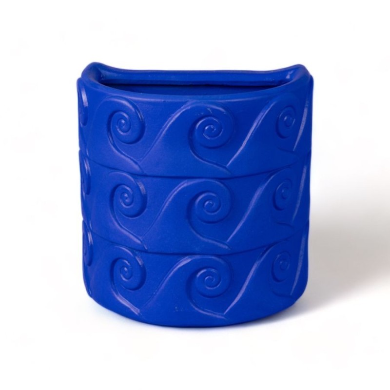 SELETTI MAGNA GRAECIA Wandvase 25 x 16 cm Terracotta - Onde