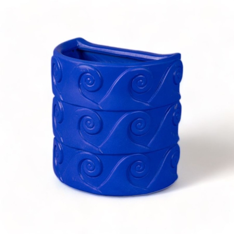 SELETTI MAGNA GRAECIA Wandvase 25 x 16 cm Terracotta - Onde