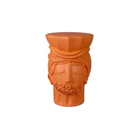 SELETTI MAGNA GRAECIA 2.0 Vase 33 x 32 cm Terracotta Testa Di Moro - Man