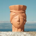 SELETTI MAGNA GRAECIA 2.0 Vase 33 x 31 cm Terracotta Testa Di Moro - Woman