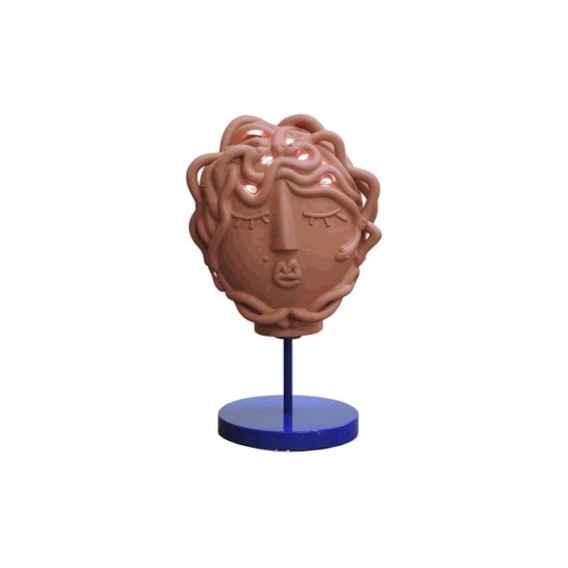 SELETTI MAGNA GRAECIA 2.0 Tischlampe 24 x 14 cm Terracotta - Ulysse Mask