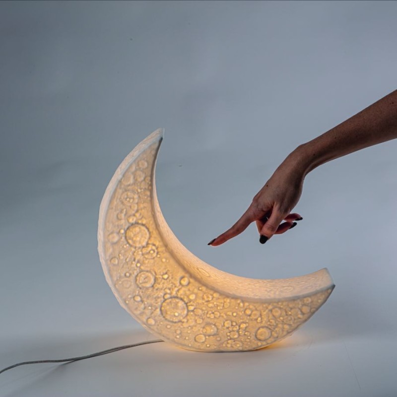 SELETTI MYMOON LAMP Lampe 50 x 21 cm - My Little Moon