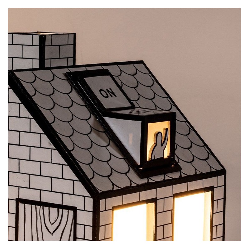SELETTI ON-OFF Servierteller 16 x 16 x 25 cm
