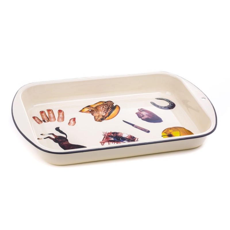 SELETTI TOILETPAPER Teller 56 x 29 cm Emaille