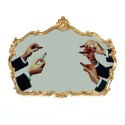 SELETTI BAROQUE MIRROR Mirror 120 x 7 x 90 cm with PU and MDF frame