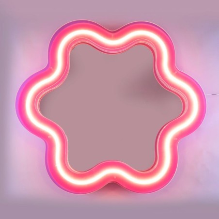 SELETTI SUPERCURVE Mirror 118,5 x 108 x 4 cm with Transparent Frame