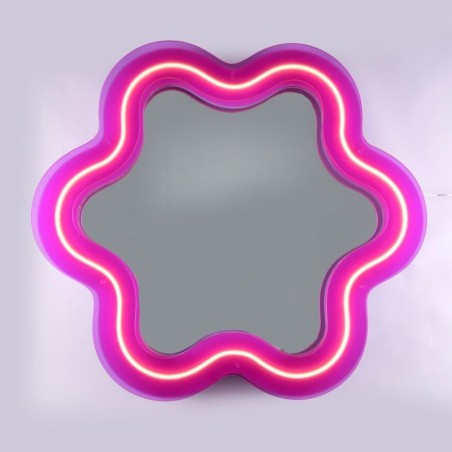 SELETTI SUPERCURVE Mirror 118,5 x 108 x 4 cm with Transparent Frame