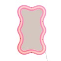 SELETTI SUPERCURVE Mirror 59,77 x 102,55 x 4 cm with Transparent Frame