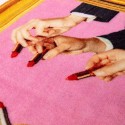 SELETTI TOILETPAPER Bath mats 60 x 90 cm - Lipsticks