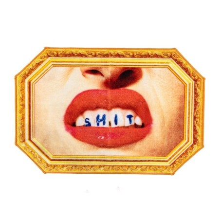 SELETTI TOILETPAPER Bath mats 60 x 90 cm - Shit (Face)