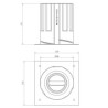 BRICK IN THE WALL Pixo R 50 IP54 Outdoor LED 500 lm remote driver WARMDIM