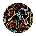 SELETTI TOILETPAPER Carpet ø 200 cm Polyester - Snakes