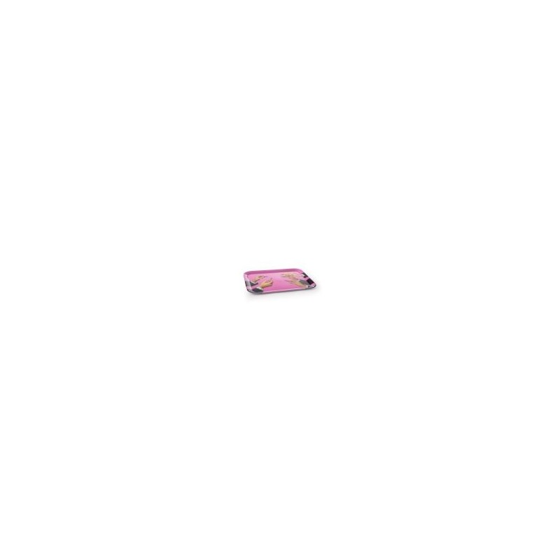 SELETTI TOILETPAPER Tablett 32 x 43,5 cm Melamin - Lipstick Pink