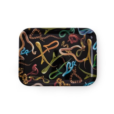 SELETTI TOILETPAPER Serving plate 32 x 43,5 cm Melamine - Snakes