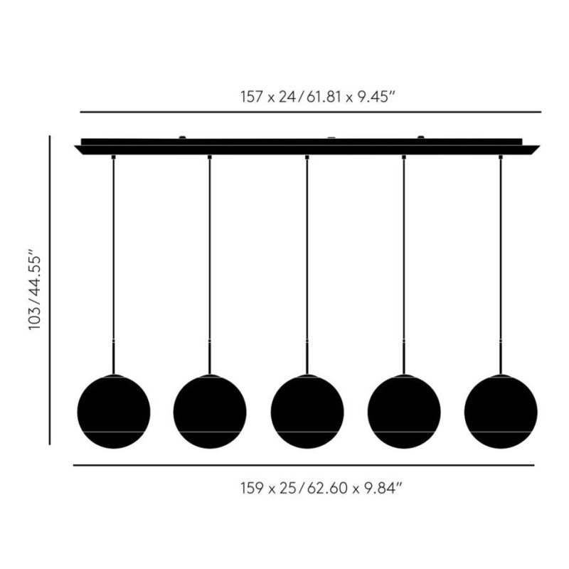 Tom Dixon Mirror Ball 25Cm Linear Led Hängelampe