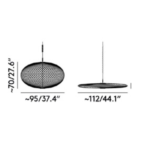 Tom Dixon Spring Pendant Large suspension lamp