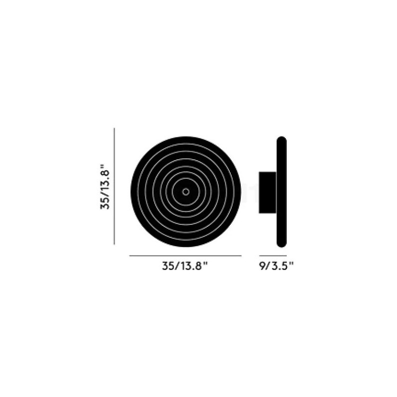 Tom Dixon Press Surface Large Decken- / Wandlampe