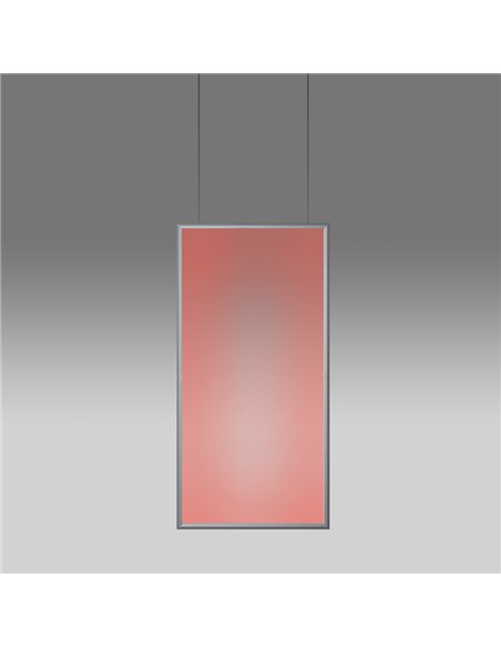 Artemide Discovery Space Rectangular RGBW suspended lamp