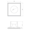 BRICK IN THE WALL Zerodix 111 IP54 Outdoor LED 3000 lm CRI80