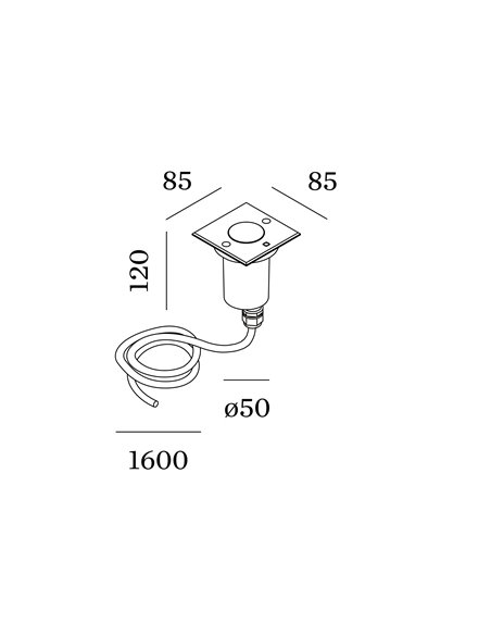 Tech chart exterior floor recessed 0.9-3