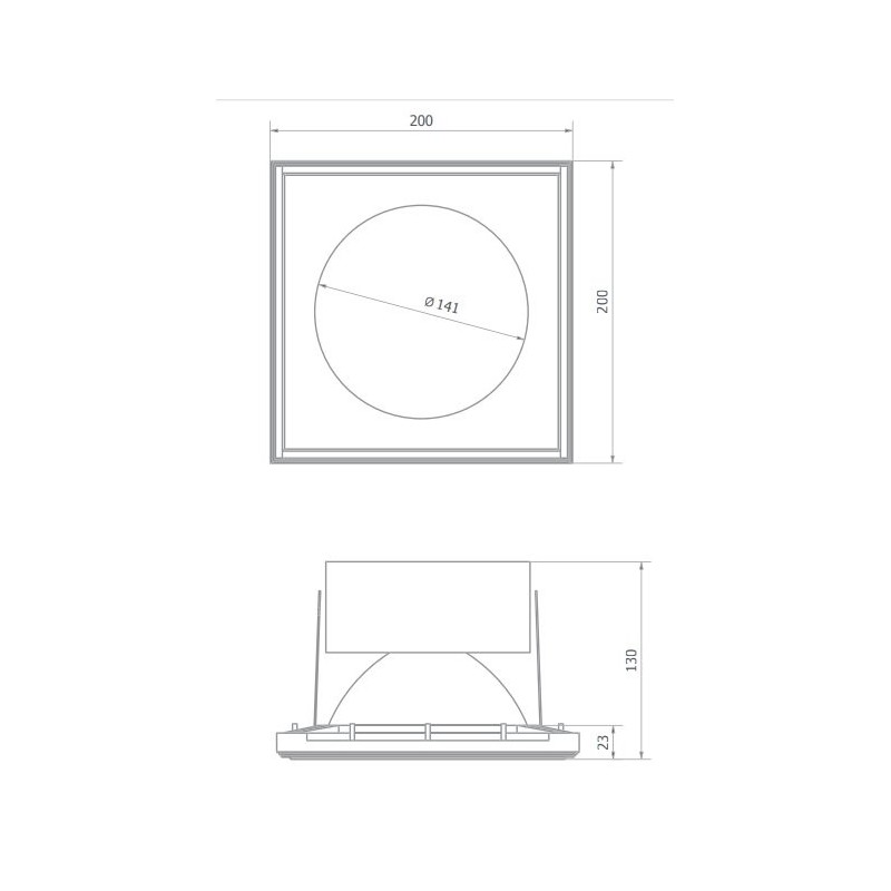 BRICK IN THE WALL Zerodix 140 IP20 LED 2000 lm CRI80