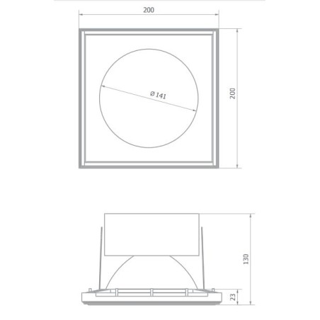 BRICK IN THE WALL Zerodix 140 IP20 LED 2000 lm CRI80