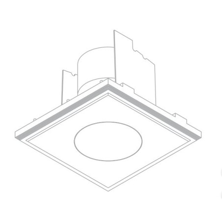 BRICK IN THE WALL Zerodix 70 IP54 Bathroom LED 1000 lm CRI80
