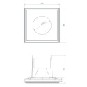 BRICK IN THE WALL Zerodix 70 IP54 Bathroom LED 1000 lm CRI80