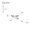 Wever & Ducré 1-phase track | AA-B T-Connector