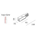 Wever & Ducré 3-phase track | right End Feed