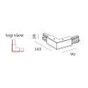 Wever & Ducré 3-phase track | right L-Connector