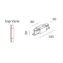 Wever & Ducré 1-phase track | straight Middle Feed