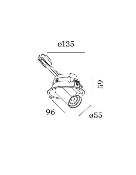 Wever & Ducré BLIEK ROUND 1.0 LED Einbaustrahler