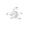 Wever & Ducré BLIEK SQUARE 1.0 PAR16 Einbaustrahler