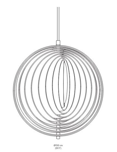 100275_Moon_Pendant_XXXL_Ø150_Technisch