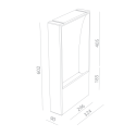 BRICK IN THE WALL XT IP20 LED 2000LM 230VAC