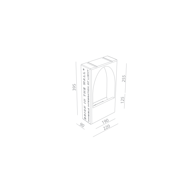 BRICK IN THE WALL Moor 2 IP54 Outdoor LED 800LM 230VAC