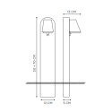 Royal Botania Beamy Teak Bollard