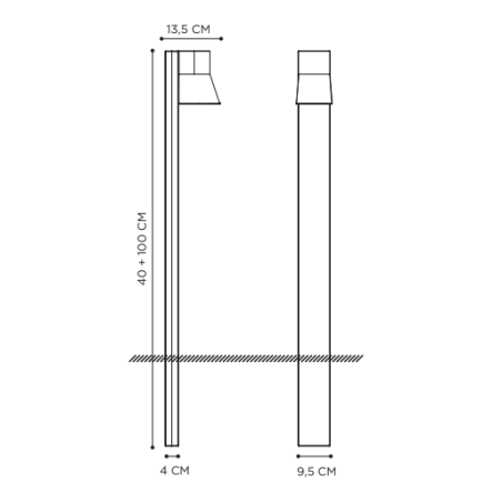 Royal Botania Beacon Bollard Lamp