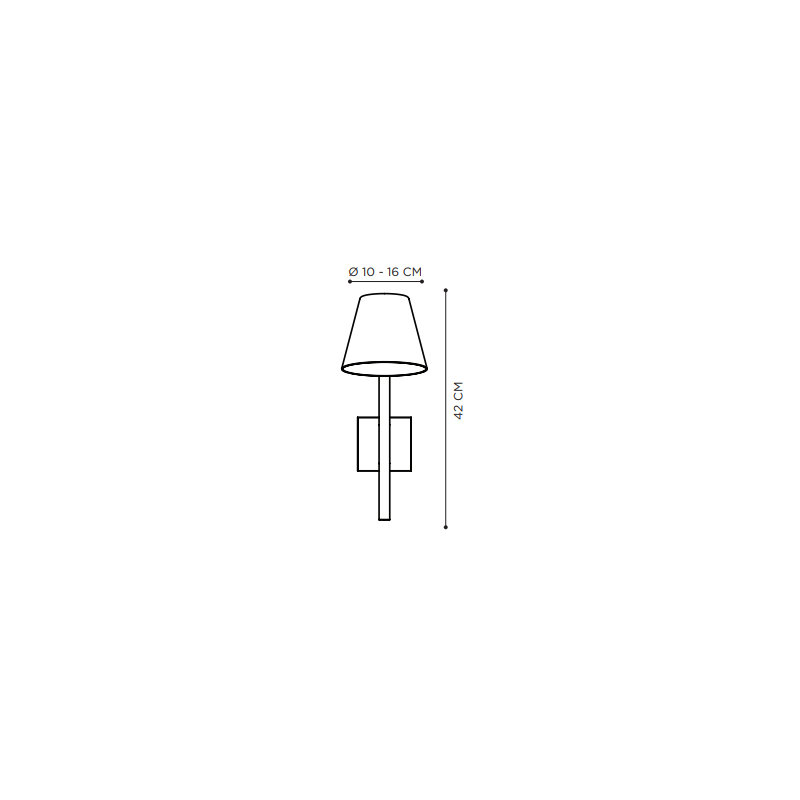 Royal Botania Parker Wall lamp
