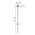 Royal Botania Spotty 230 Gu10 Groundspot 110Cm garden lamp