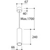 Tal Lighting FUNNEL SUSPENSION 240 CI MAINS DIMM Hängelampe