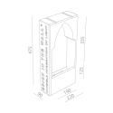 BRICK IN THE WALL Moor 7 IP54 Bathroom LED 800LM 230VAC