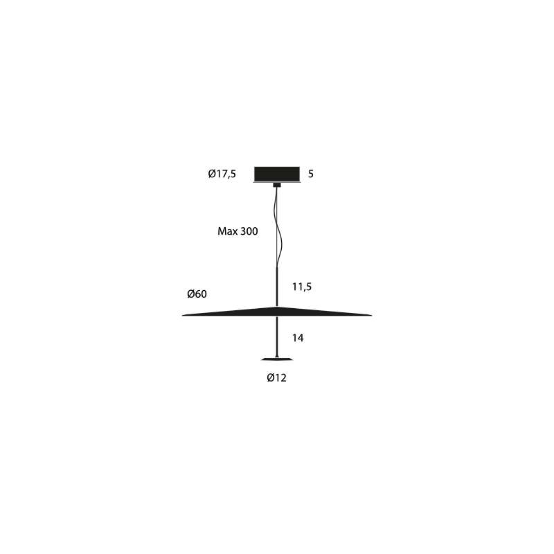Lumina DOT 600 Hängelampe